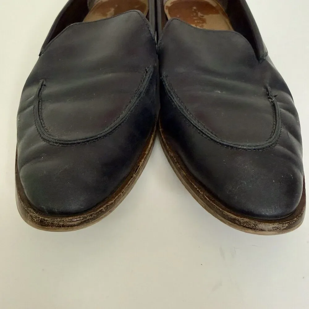 Everlane The Modern Loafer 8.5 Made In Italy Slip On Almond Toe Low Heel Classic
